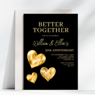 Invitation Mieux ensemble 50e anniversaire de mariage