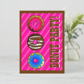 Invitation mignon 5 x 7 d'anniversaire de partie (Debout devant)