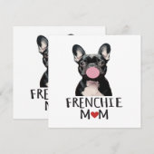 Invitation Mignon bouledogue français (Devant / Derrière)