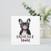 Invitation Mignon bouledogue français (Debout devant)