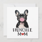 Invitation Mignon bouledogue français (Dos)