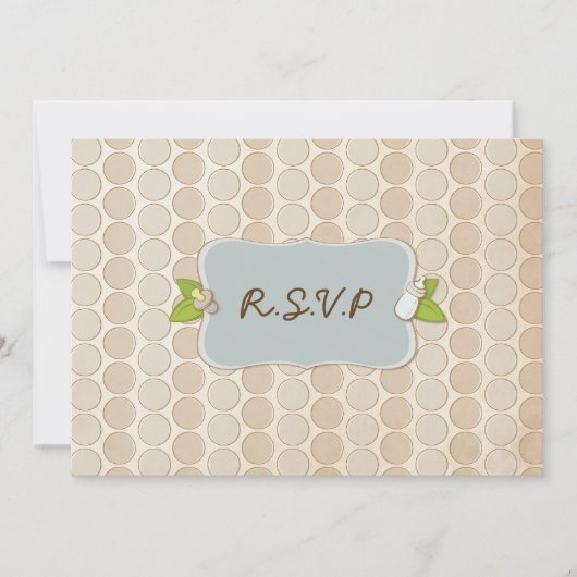Invitation mignon de baby shower de singe de Lil (Devant)