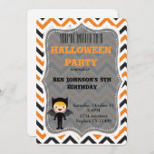 Invitation mignon de fête d'anniversaire de (Devant / Derrière)