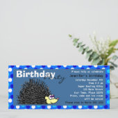 Invitation mignon de fête d'anniversaire de (Debout devant)