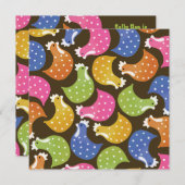 Invitation mignon de partie de Bachelorette de (Devant / Derrière)