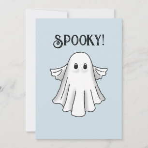 Invitation Mignon et effrayant Joyeux Halloween