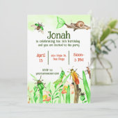 Invitation Mignon insectes garçons fête d'anniversaire person (Debout devant)