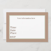 Invitation mignon ours pique-nique ajouter du texte (Dos)