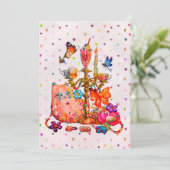 Invitation Mignon Pastel (Debout devant)