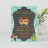 Invitation mignonne 4 de fête d'anniversaire de (Debout devant)