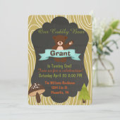 Invitation mignonne 4 de fête d'anniversaire de (Debout devant)