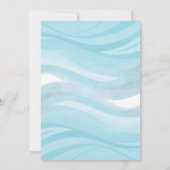 Invitation Mignonne Baby shower Whimsical maman & Baby Whale (Dos)