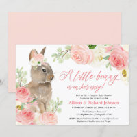 Mignonne Blush rose Pâques couples baby shower