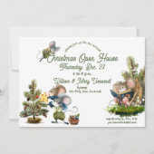 Invitation Mignonne Christmas Mouse Holiday Open House Invita (Devant)