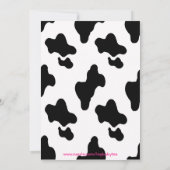 Invitation mignonne d'anniversaire de filles de (Dos)