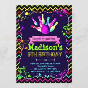 Invitation mignonne d'anniversaire de partie de