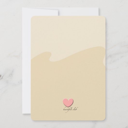 Invitation mignonne de baby shower de couples de (Dos)