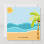 Invitation mignonne de baby shower de garçon de (Dos)