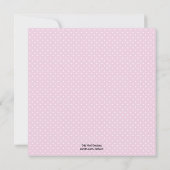 Invitation mignonne de baby shower de kangourou - (Dos)