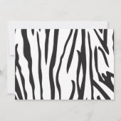 Invitation mignonne de baby shower de safari de (Dos)