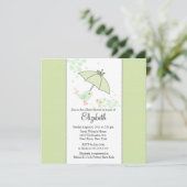 Invitation MIGNONNE de baby shower d'oiseau de (Debout devant)