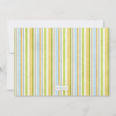 Invitation mignonne de fête d'anniversaire (Dos)