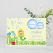 Invitation mignonne de fête d'anniversaire de (Debout devant)