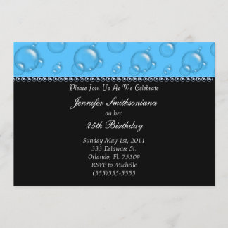 Invitation mignonne de fête d'anniversaire de