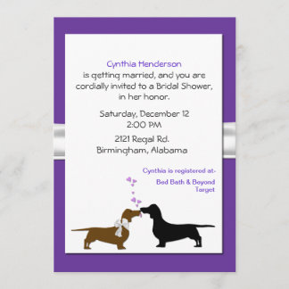 Invitation mignonne de Fête de la mariée de