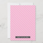 Invitation mignonne de partie d'anniversaire de (Dos)