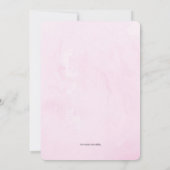 Invitation mignonne de partie d'anniversaire de (Dos)