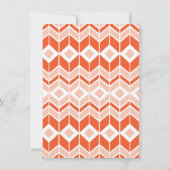 Invitation mignonne de partie de Fox rouge (Dos)