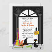 Invitation mignonne de partie de Halloween (Devant)