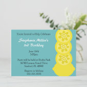 Invitation mignonne de partie d'été de tranche de (Debout devant)