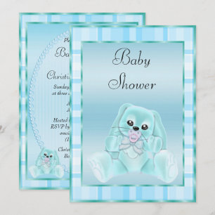 Invitation Mignonne Douce Lapin aux Oreilles Tombantes Salle