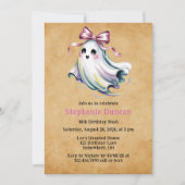 Invitation Mignonne fille Fantôme Anniversaire Mash (Devant)