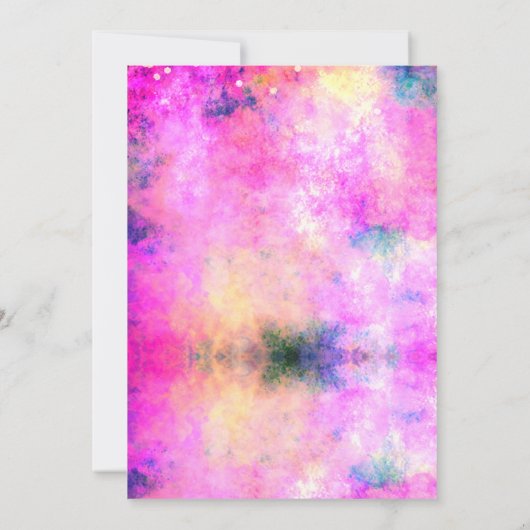 Invitation Mignonne iridescente argent faux parties scintilla (Dos)