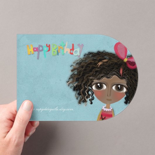 Invitation Mignonne Joyeux Anniversaire (In situ (ordinateur de poche))