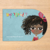 Invitation Mignonne Joyeux Anniversaire (Recto)