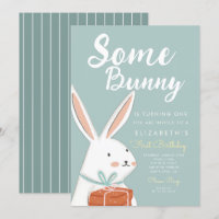 Mignonne Lapin Blanc Un Petit Lapin Qui Tourne Un 