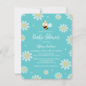 Invitation Mignonne Mommy to Bee Été Printemps bébé garçon do (Devant)