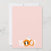 Invitation Mignonne nos petits fantômes de boite baby shower (Dos)