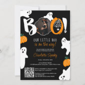 Invitation Mignonne nos petits fantômes de livres baby shower (Devant)