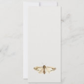 Invitation Mignonne Notre petit Baby shower de libellule vert (Dos)