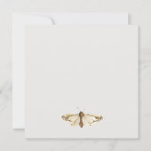 Invitation Mignonne notre petit Baby shower de libellules ros (Dos)