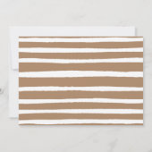 Invitation Mignonne On Peut Attendre ! baby shower (Dos)