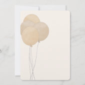 Invitation Mignonne Ours Nous Pouvons Attendre Baby shower Se (Dos)