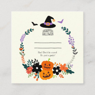 Invitation mignonne pour Halloween