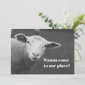 Invitation mignonne pour Pâque (Debout devant)