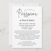 Invitation mignonne pour Pâque (Dos)